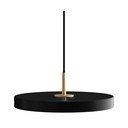 Apparecchio a sospensione LED nero con paralume in metallo ø 31 cm Asteria Mini - UMAGE