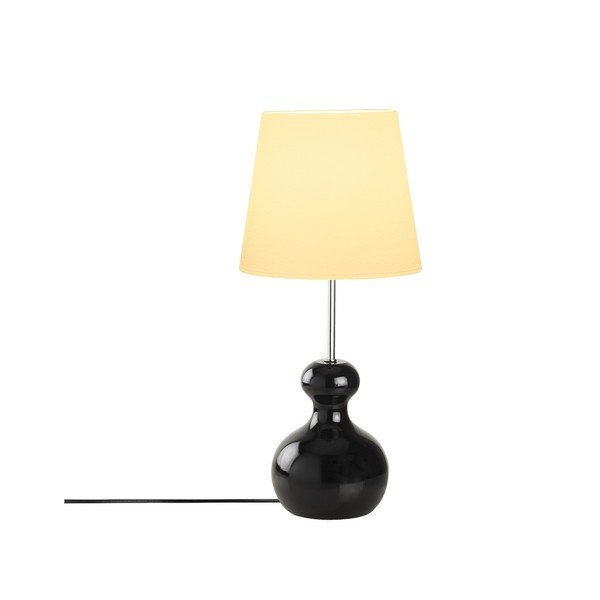 Lampada da tavolo in legno nero Opviq luci Mallina - Opviq lights-image-1
