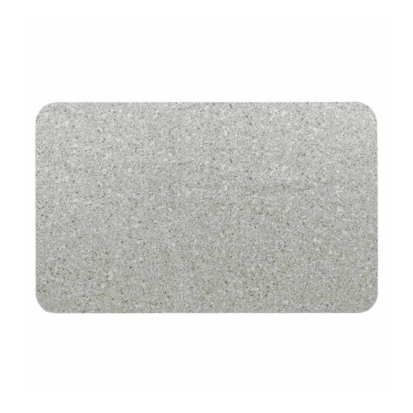 Tappetino per il bagno grigio 50x80 cm Granite – douceur d'intérieur