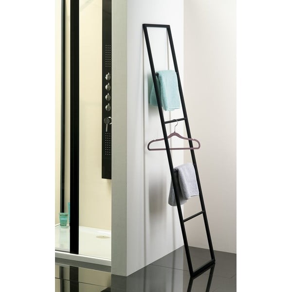Scala portasciugamani nero opaco Ska - Sapho-image-1