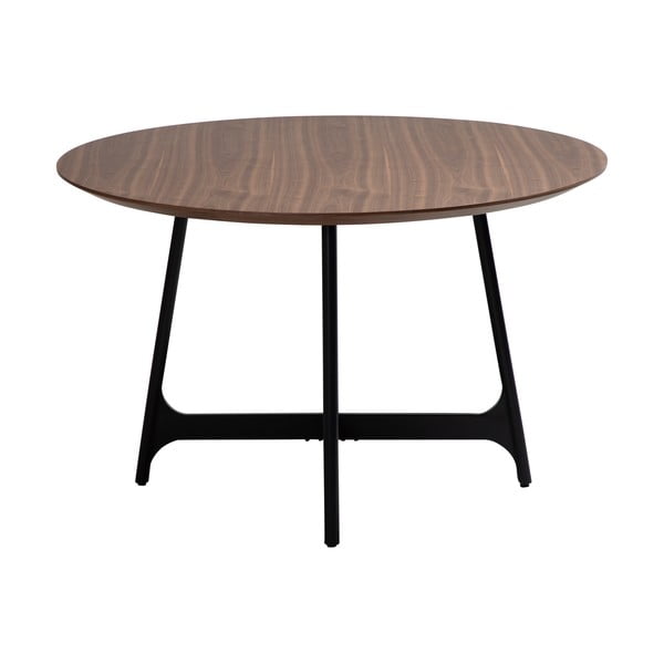 Tavolo da pranzo rotondo con piano in legno di noce ø 120 cm Ooid - DAN-FORM Denmark