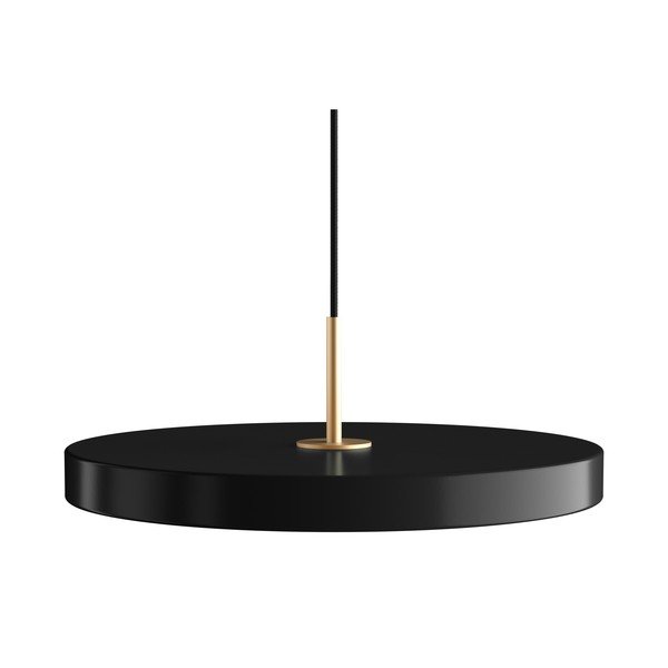 Apparecchio a sospensione LED nero con paralume in metallo ø 43 cm Asteria Medium - UMAGE