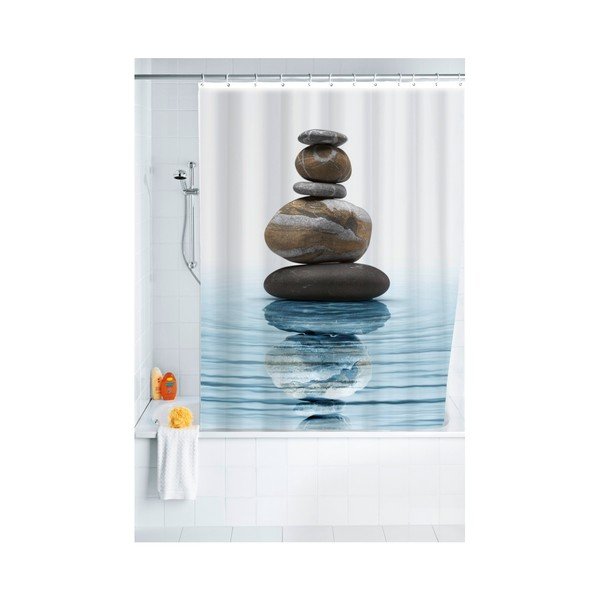 Tenda da doccia Balance, 180 x 200 cm Meditation - Wenko-image-2