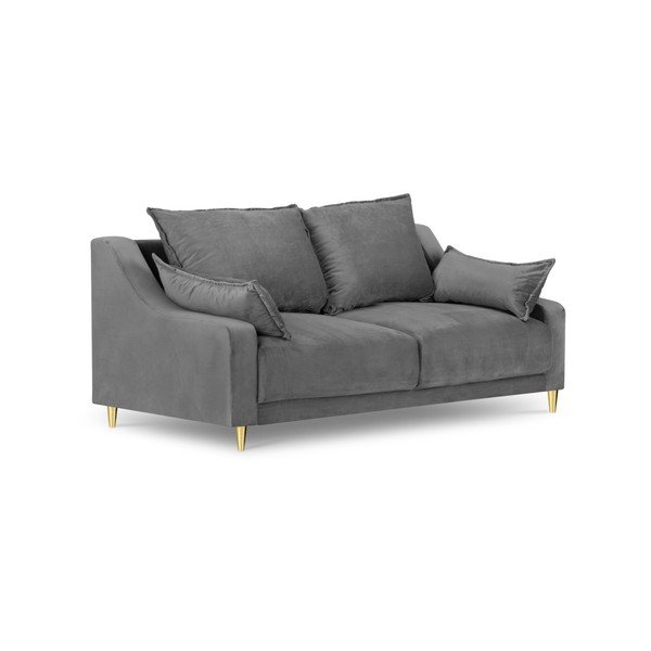 Divano Pansy grigio chiaro, 150 cm - Mazzini Sofas