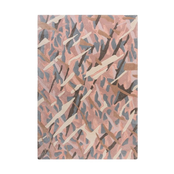 Tappeto grigio e rosa , 120 x 170 cm Bark - Flair Rugs