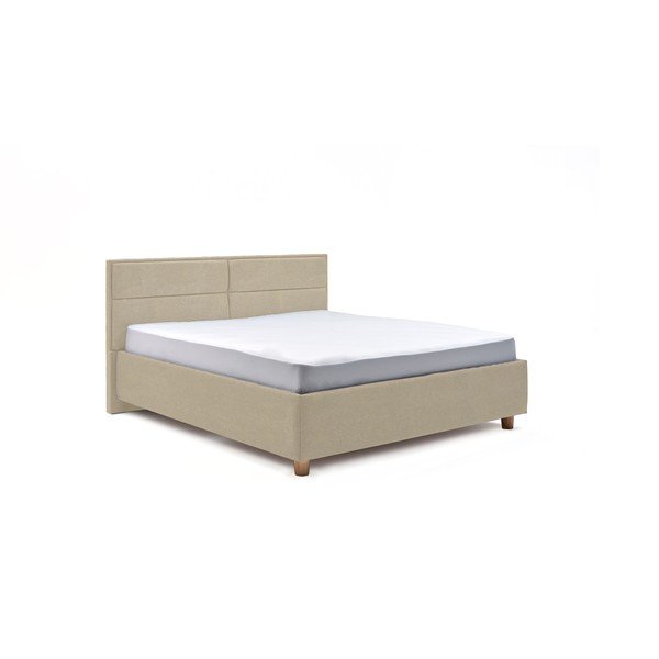 Letto matrimoniale beige con griglia e contenitore Grace, 180 x 200 cm - ProSpánek