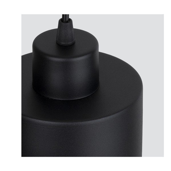 Lampada a sospensione nera ø 12 cm Alastro - Sollux-image-4