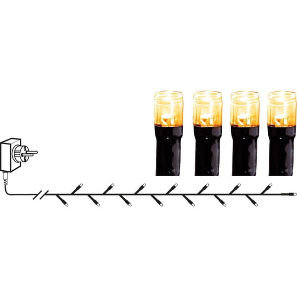 Catena luminosa a LED, lunghezza 12,6 m - Star Trading-image-2