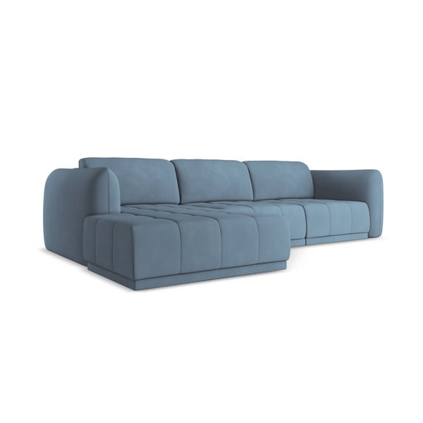 Divano angolare azzurro (con penisola a sinistra) Hoku – Makamii-image-3