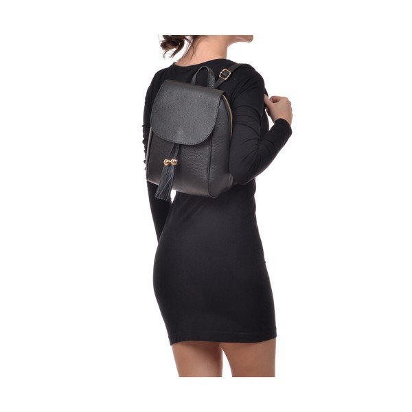Zaino in pelle nera Tina - Sofia Cardoni-image-4