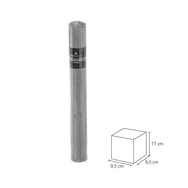 Tappeto in bambù grigio-verde 75x175 cm - Casa Selección-image-3