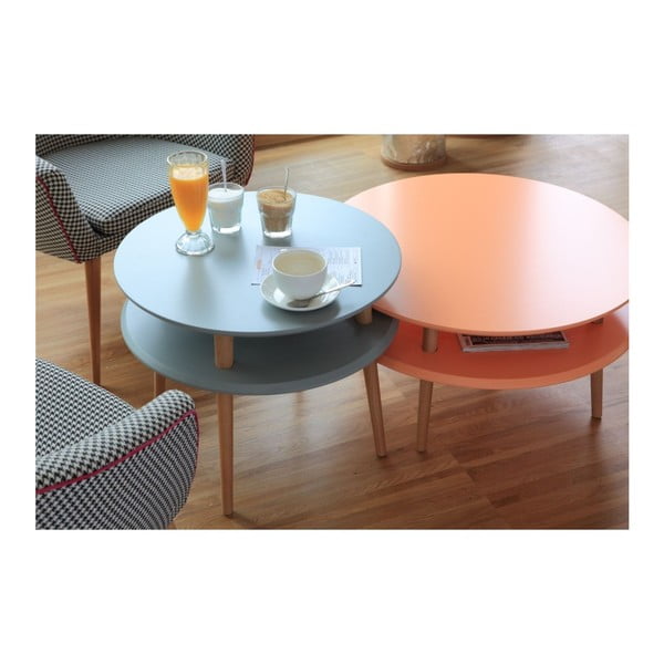 Tavolino rosa UFO, Ø 70 cm - Ragaba-image-2