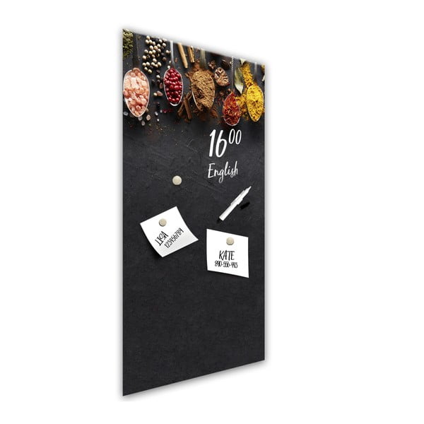 Lavagna magnetica Cucchiai scuri, 30 x 60 cm - Styler-image-2