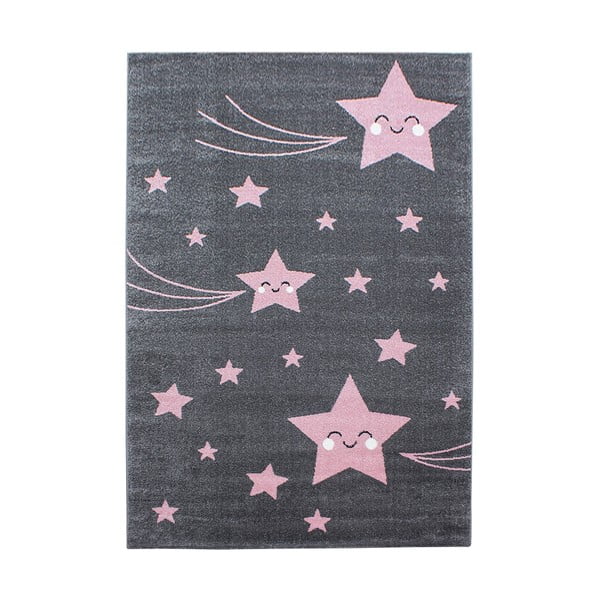 Tappeto per bambini rosa e grigio 160x230 cm Kids - Ayyildiz Carpets