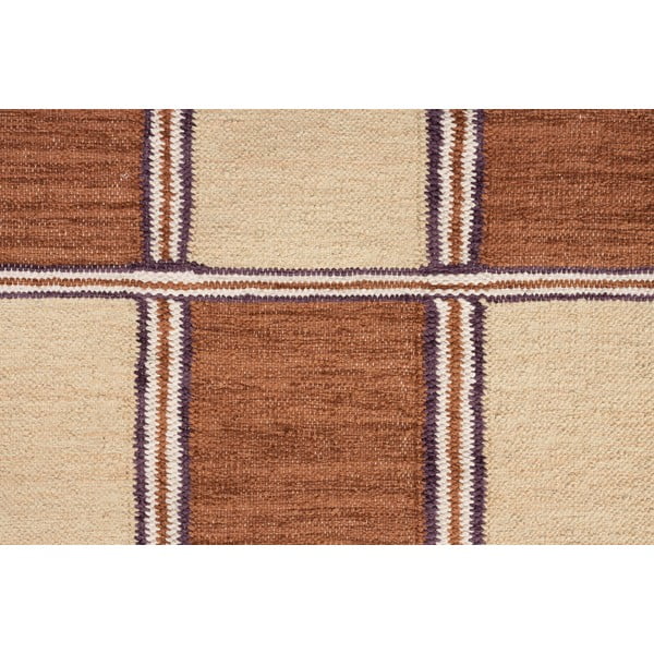 Tappeto color terracotta in cotone 200x300 cm Gambit – Dutchbone-image-3