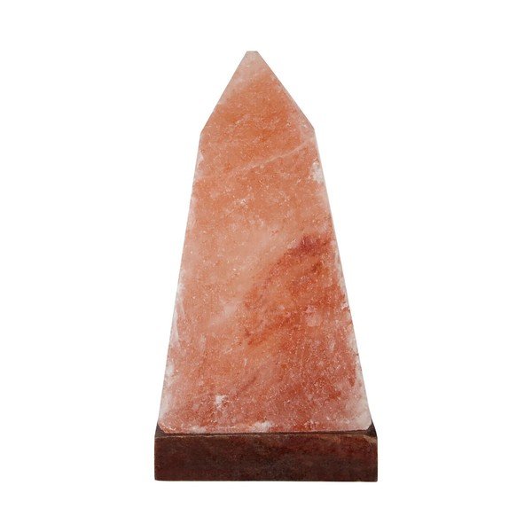 Lampada di sale arancione (altezza totale 28 cm) Nepal – Premier Housewares