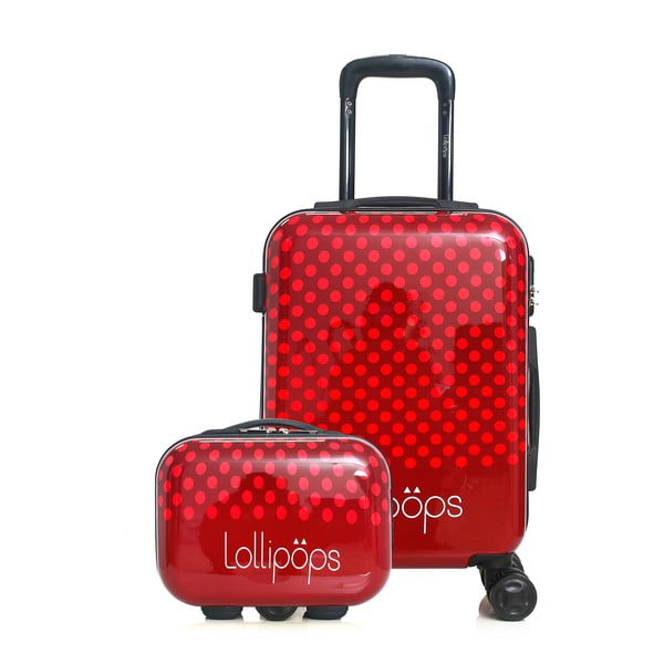 Lollipops Penny Rosso Set di valigie e valigette a 4 ruote - LOLLIPOPS