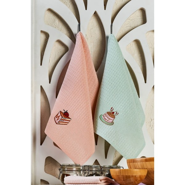 Set di strofinacci in cotone 6 pz 40x60 cm Cake – Foutastic-image-2