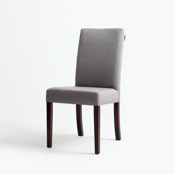 Sedia grigia con gambe marroni su misura Wilton - CustomForm-image-1