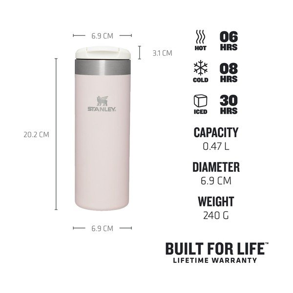 Tazza termica rosa 470 ml - Stanley-image-4
