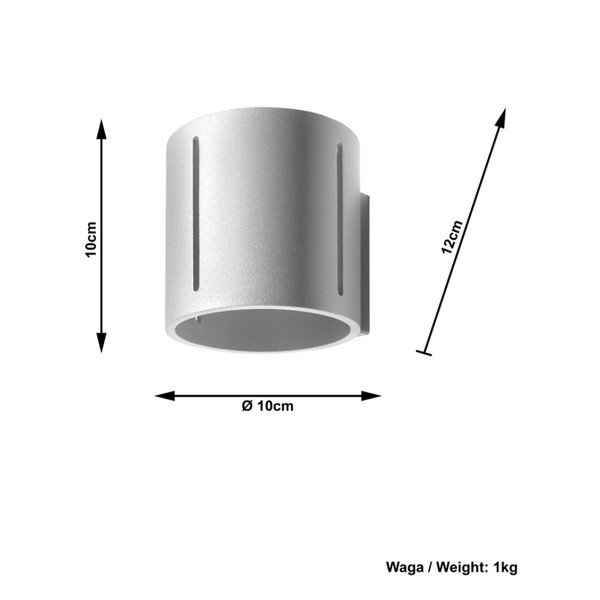 Apparecchio grigio sfumato Vulco - Sollux-image-4