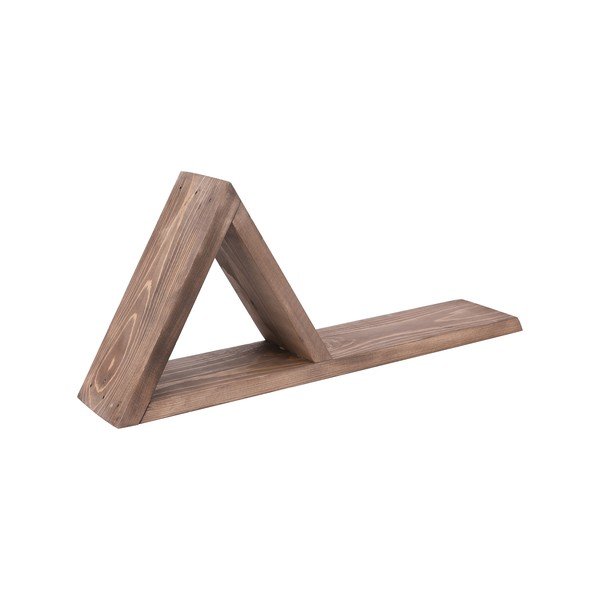 Set di 2 mensole da parete in legno Triangoli - Evila Originals-image-2