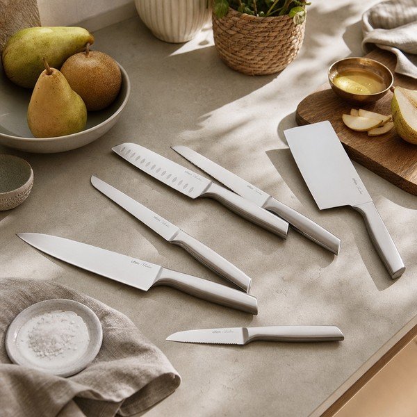 Coltello per taglio con lama in acciaio inox Silverline – Orion-image-1