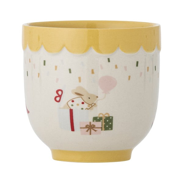 Tazza per bambini gialla e color crema in gres 150 ml Celebrate – Bloomingville Mini