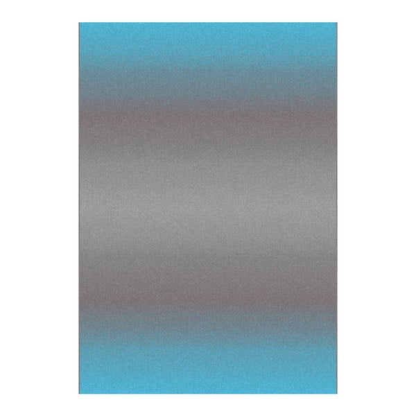 Tappeto grigio e blu Boras, 57 x 110 cm - Universal