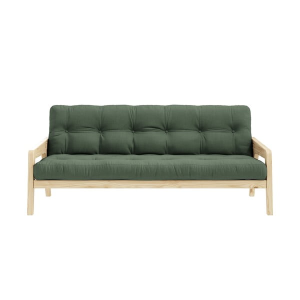 Divano letto verde 204 cm Grab - Karup Design