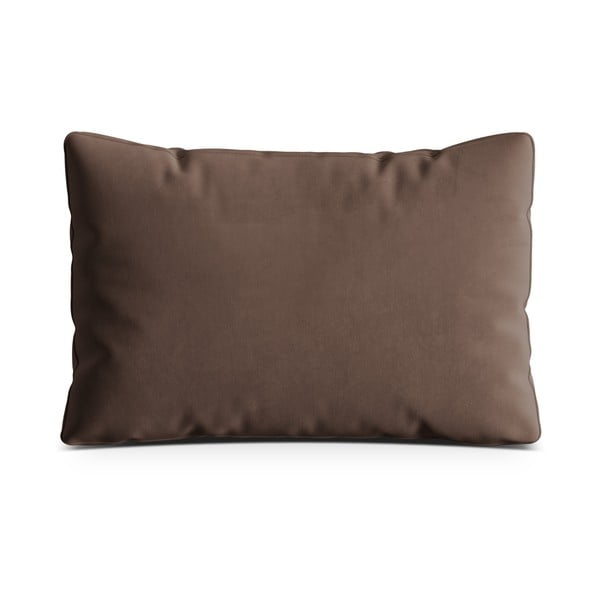 Cuscino per divano marrone con rivestimento in velluto Kemi – Cosmopolitan Design