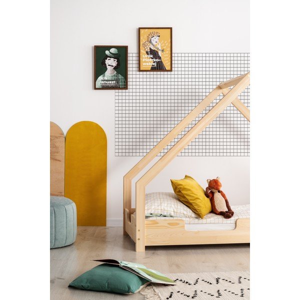Letto per bambini Loca Cassy in legno di pino, 90 x 180 cm - Adeko-image-2