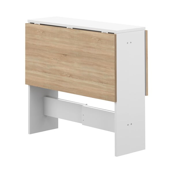 Tavolo da pranzo pieghevole con piano in rovere 76x28 cm Papillon - TemaHome-image-2