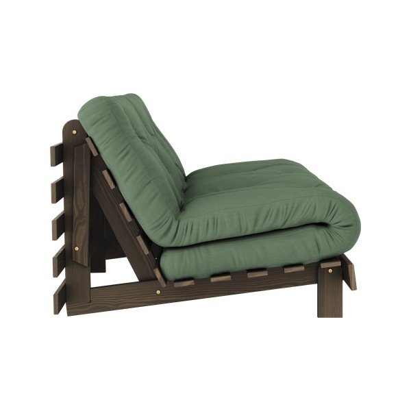 Divano letto verde 160 cm Roots - Karup Design-image-4