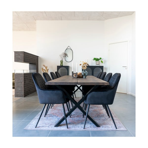 Tappeto blu e arancione 300x200 cm Havana - House Nordic-image-1