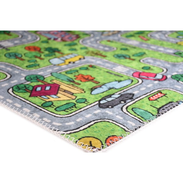 Tappeto verde per bambini 120x180 cm Green Neighborhood - Vitaus-image-3