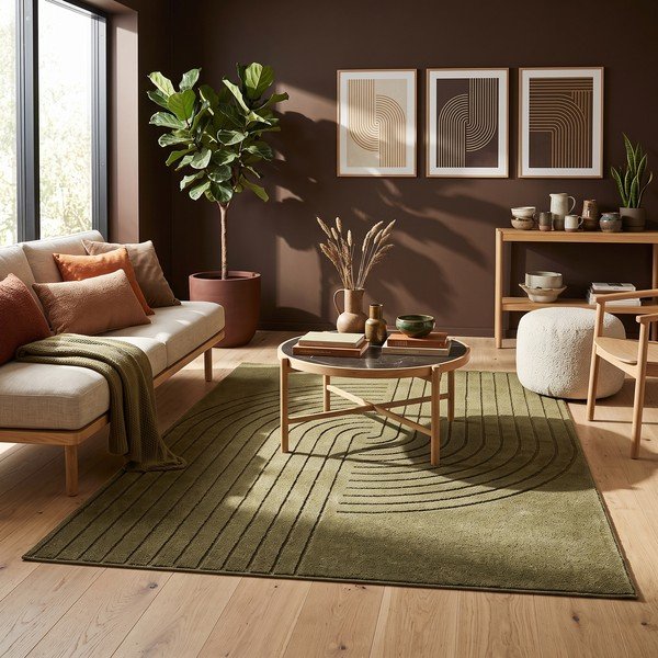 Tappeto verde 200x290 cm Solace – ESTE-image-3