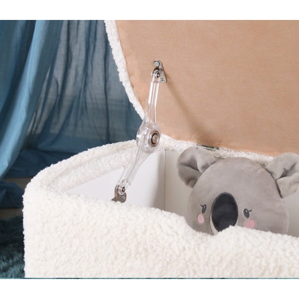 Pouf bianco per bambini Moouv - Artie-image-1