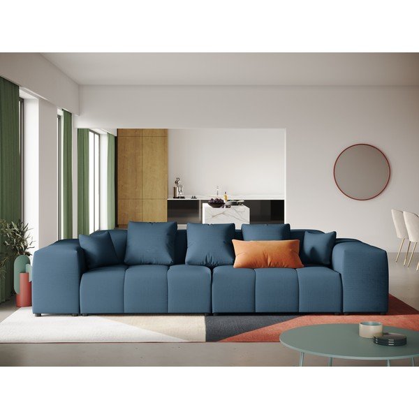 Divano blu 320 cm Rome - Cosmopolitan Design-image-1