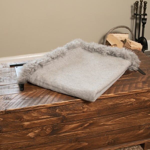 Coperta di lana e pelliccia 140x180 cm - Native Natural-image-2