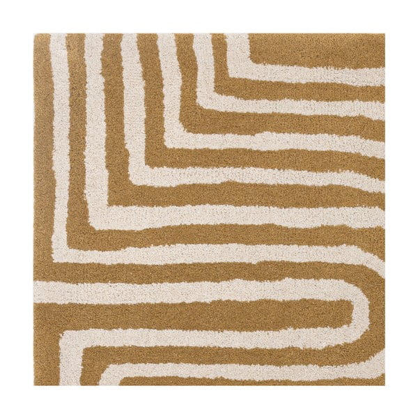 Tappeto in lana giallo ocra 120x170 cm Reef - Asiatic Carpets-image-4