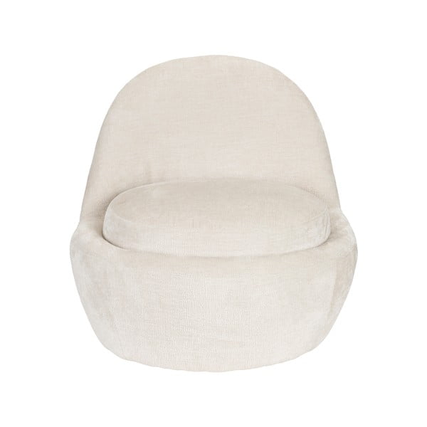 Poltrona color crema Nash – White Label-image-2