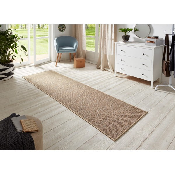 Runner marrone , 80 x 250 cm Nature - BT Carpet-image-1