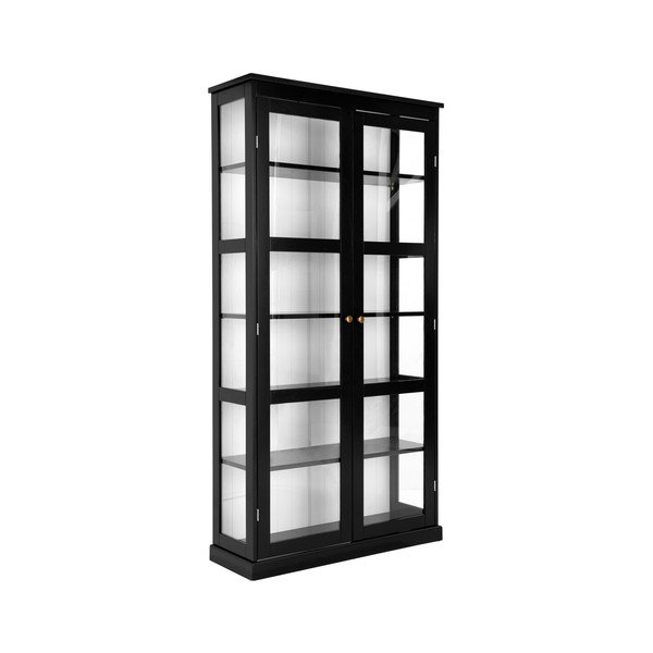 Vetrina nera in MDF 98x193x34 cm Wilma – Ellos Home