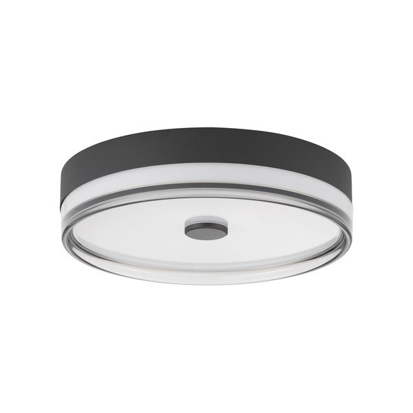 Plafoniera LED nera opaca in acciaio con intensità regolabile Helios – Nova Luce
