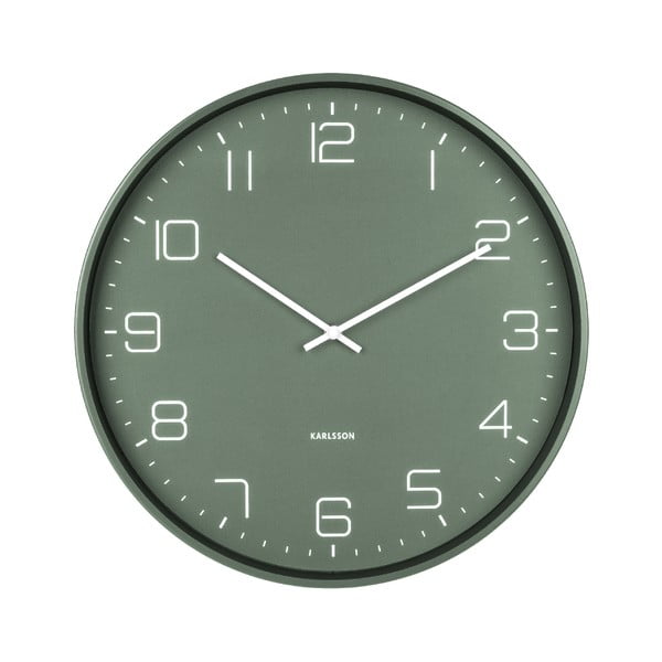 Orologio da parete verde , ø 40 cm Lofty - Karlsson