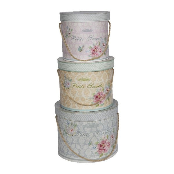 Set di 3 scatole Petits Secrets - Antic Line