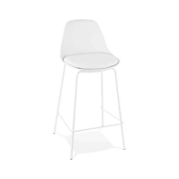 Sgabello mini bar bianco Escal - Kokoon