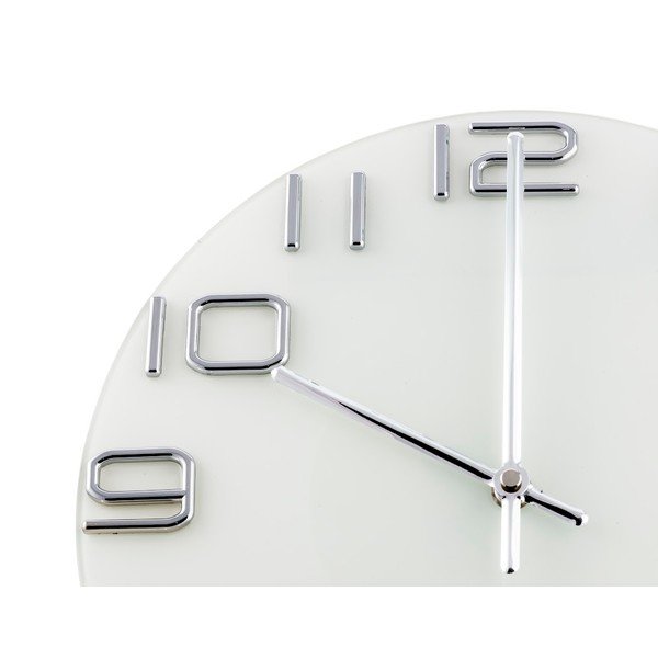 Hodiny Numbers Silver, 30 cm-image-3