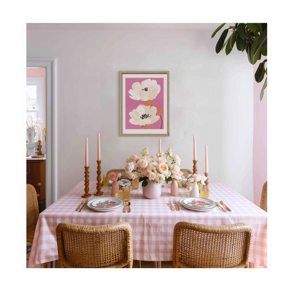 Dipinto stampato con cornice inclusa 30x40 cm Peony Bloom – Styler-image-1